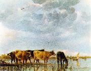 CUYP, Aelbert Cows in the Water oil painting artist